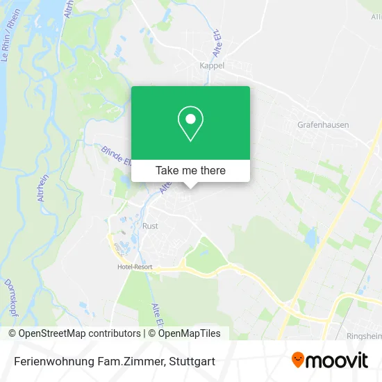 Карта Ferienwohnung Fam.Zimmer