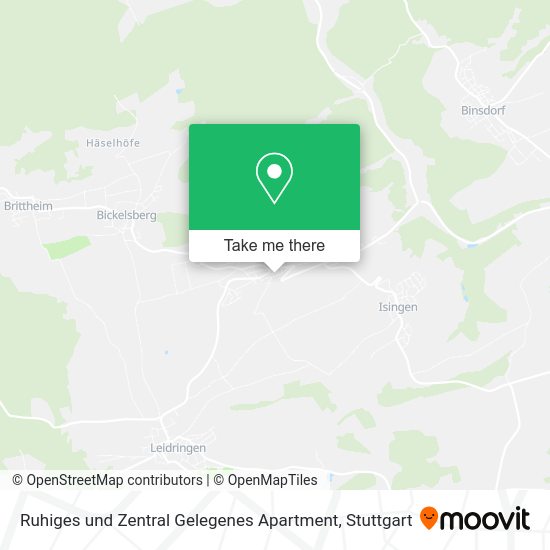 Карта Ruhiges und Zentral Gelegenes Apartment
