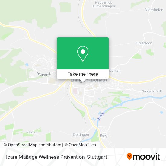 Карта Icare Maßage Wellness Prävention