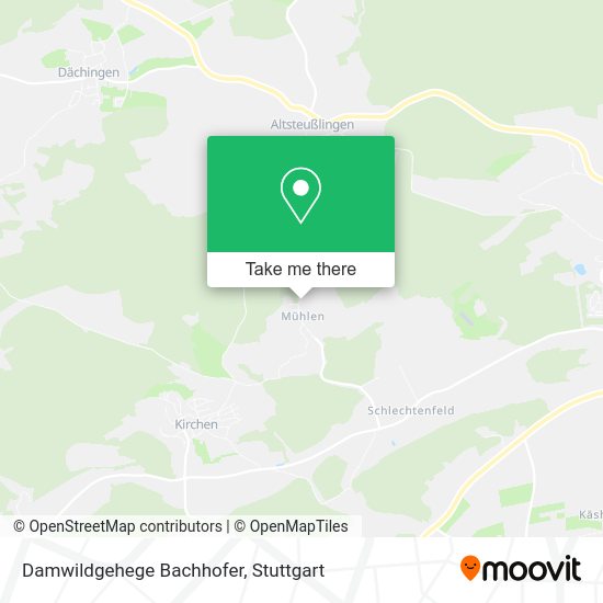 Карта Damwildgehege Bachhofer