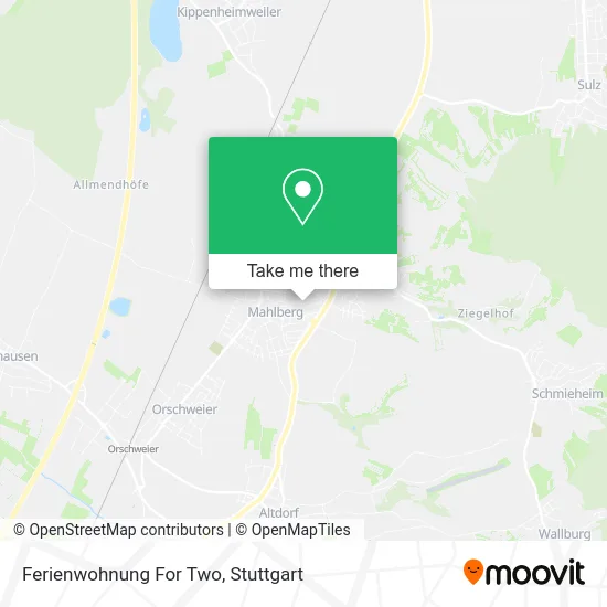 Карта Ferienwohnung For Two
