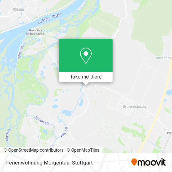 Карта Ferienwohnung Morgentau