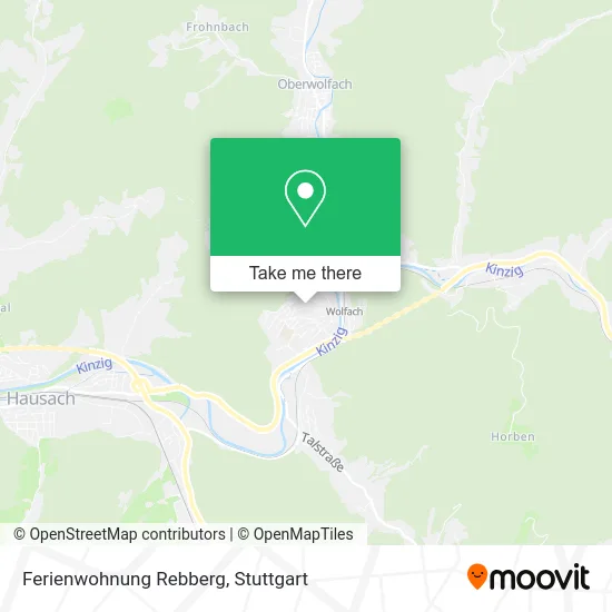 Карта Ferienwohnung Rebberg