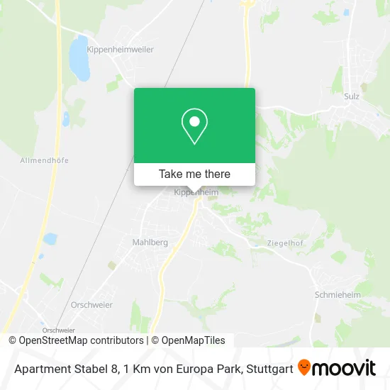 Карта Apartment Stabel 8, 1 Km von Europa Park