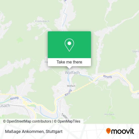 Карта Maßage Ankommen
