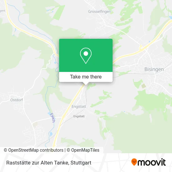 Карта Raststätte zur Alten Tanke