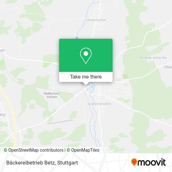 Карта Bäckereibetrieb Betz