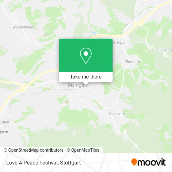 Карта Love A Peace Festival