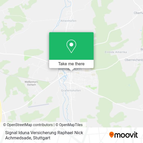 Карта Signal Iduna Versicherung Raphael Nick Achmedsade