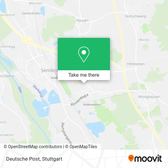 Deutsche Post map