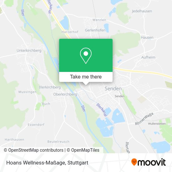 Карта Hoans Wellness-Maßage