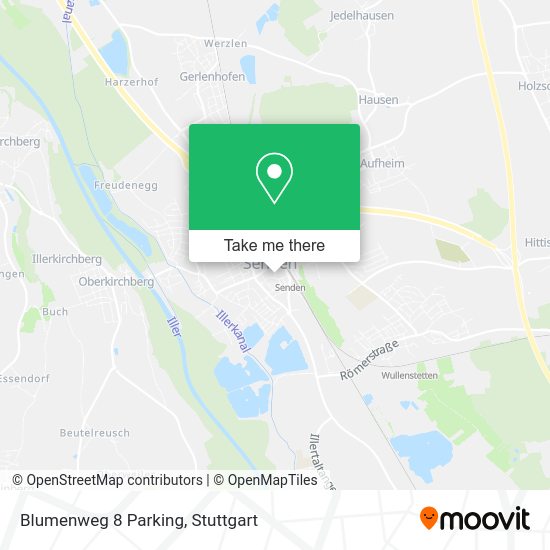 Карта Blumenweg 8 Parking
