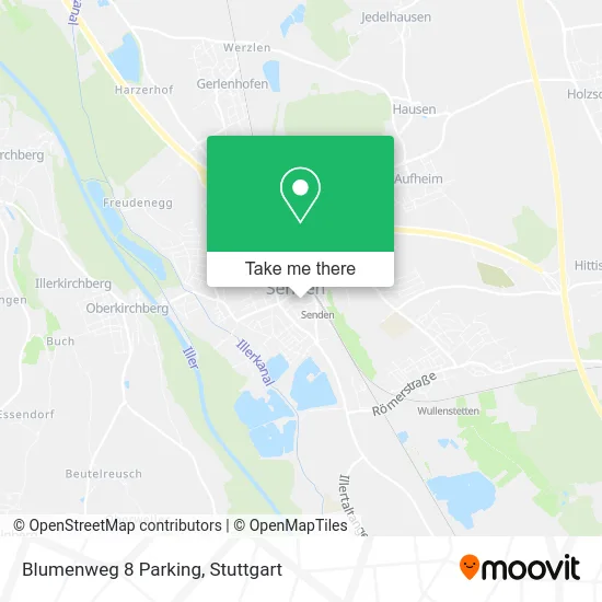 Карта Blumenweg 8 Parking