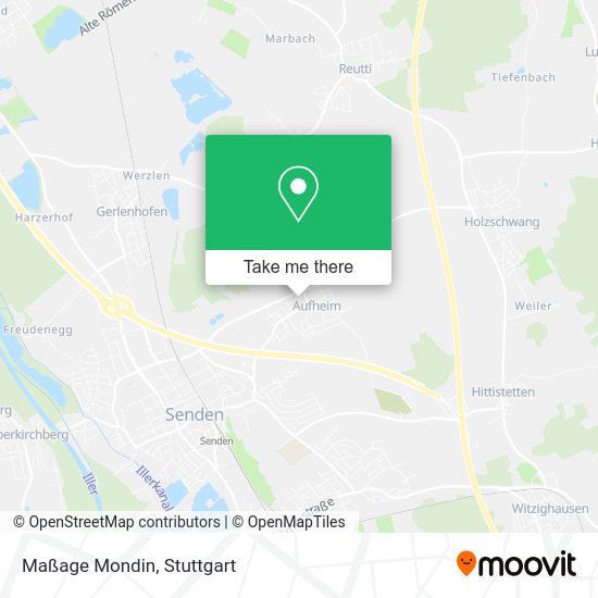 Карта Maßage Mondin