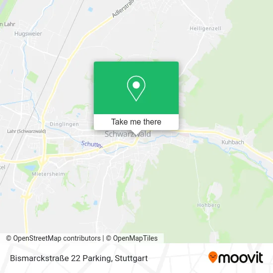Карта Bismarckstraße 22 Parking