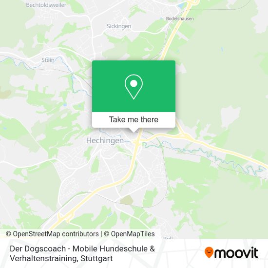 Карта Der Dogscoach - Mobile Hundeschule & Verhaltenstraining