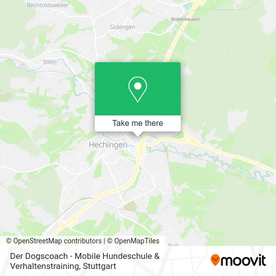 Карта Der Dogscoach - Mobile Hundeschule & Verhaltenstraining