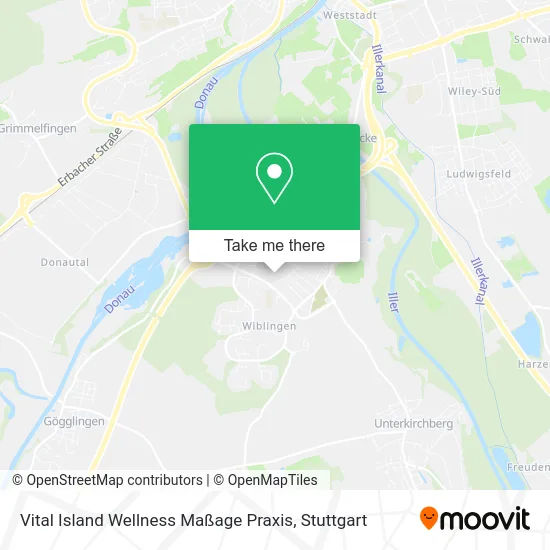 Карта Vital Island Wellness Maßage Praxis