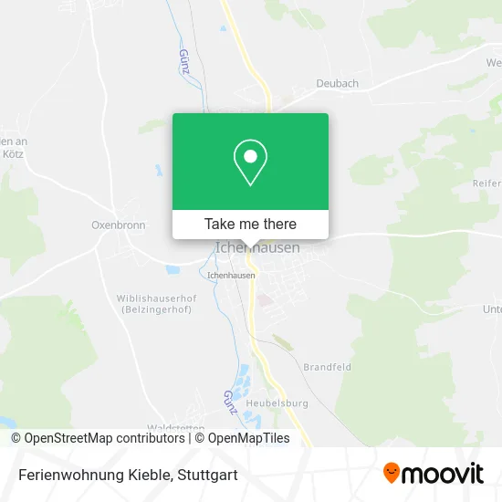 Карта Ferienwohnung Kieble
