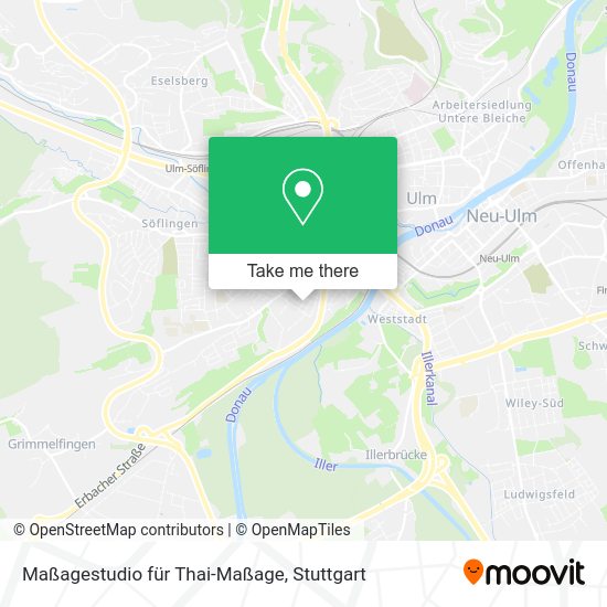 Карта Maßagestudio für Thai-Maßage