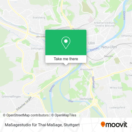 Карта Maßagestudio für Thai-Maßage
