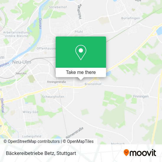 Карта Bäckereibetriebe Betz