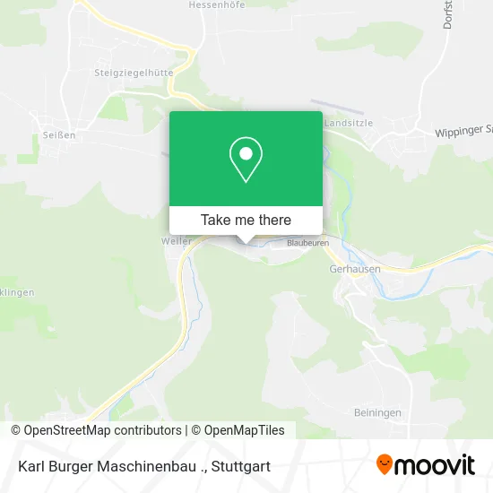 Карта Karl Burger Maschinenbau .