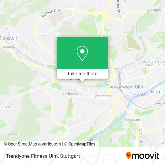 Карта Trendyone Fitness Ulm