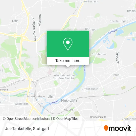 Карта Jet-Tankstelle