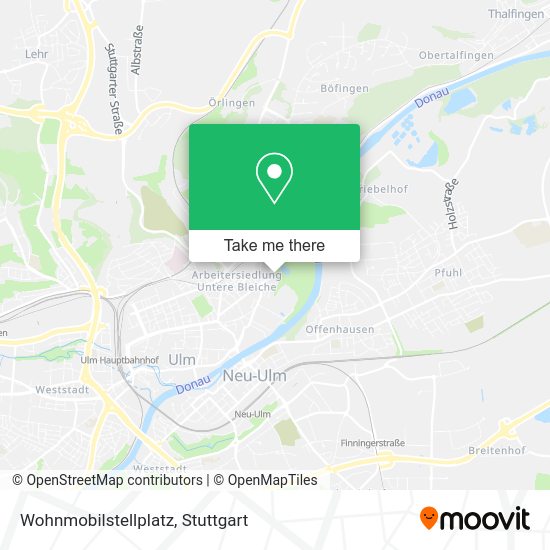 Карта Wohnmobilstellplatz