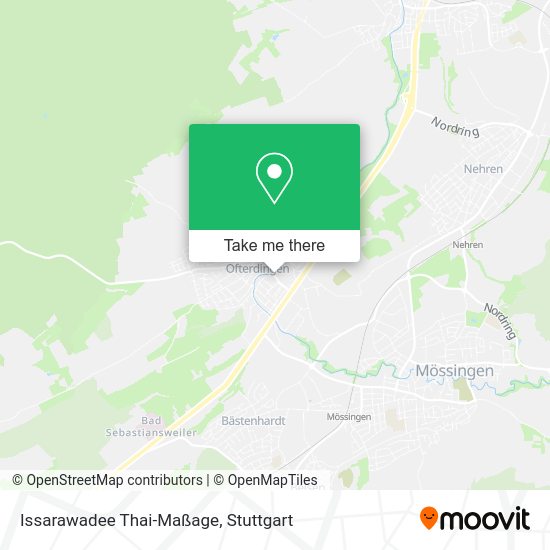 Карта Issarawadee Thai-Maßage