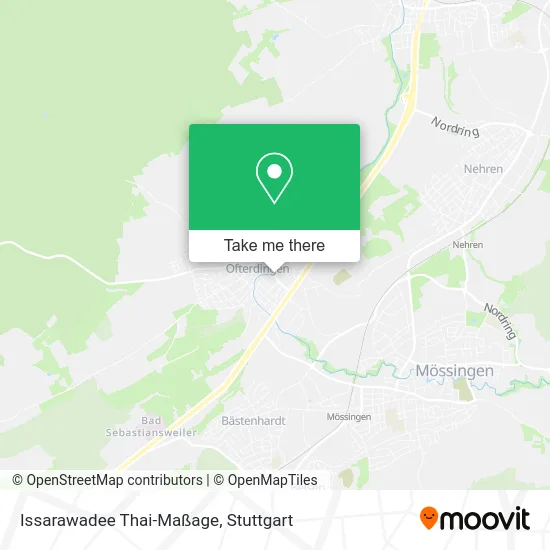 Карта Issarawadee Thai-Maßage