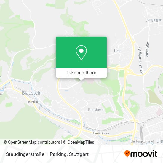 Карта Staudingerstraße 1 Parking