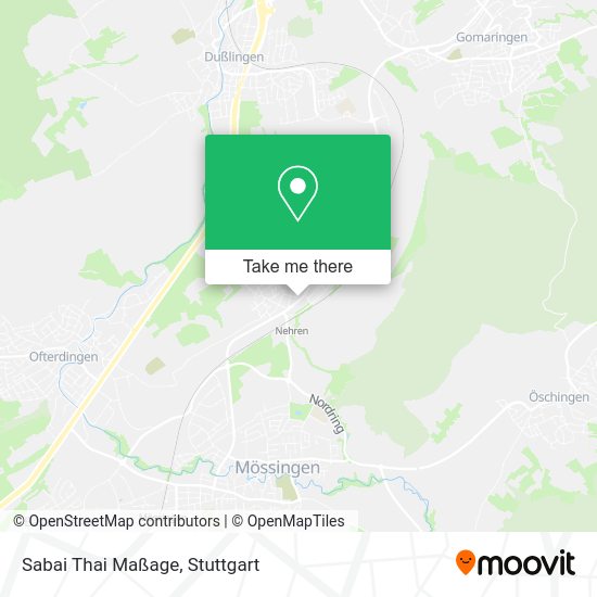 Карта Sabai Thai Maßage