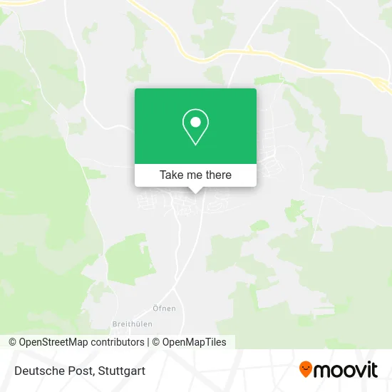 Карта Deutsche Post