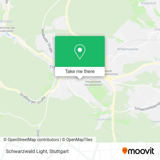 Карта Schwarzwald Light