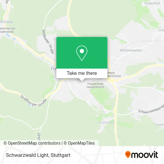 Карта Schwarzwald Light