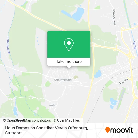 Карта Haus Damasina Spastiker-Verein Offenburg