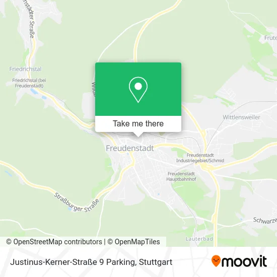 Карта Justinus-Kerner-Straße 9 Parking
