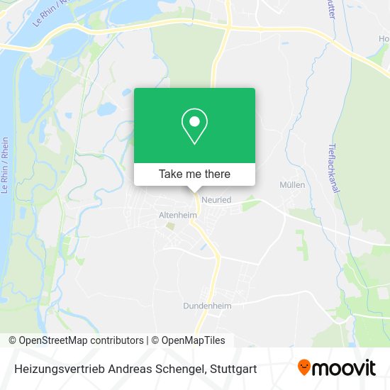 Карта Heizungsvertrieb Andreas Schengel