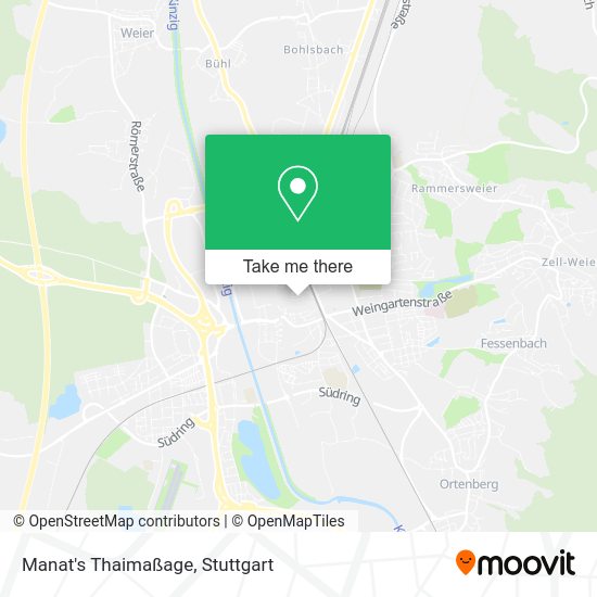Карта Manat's Thaimaßage