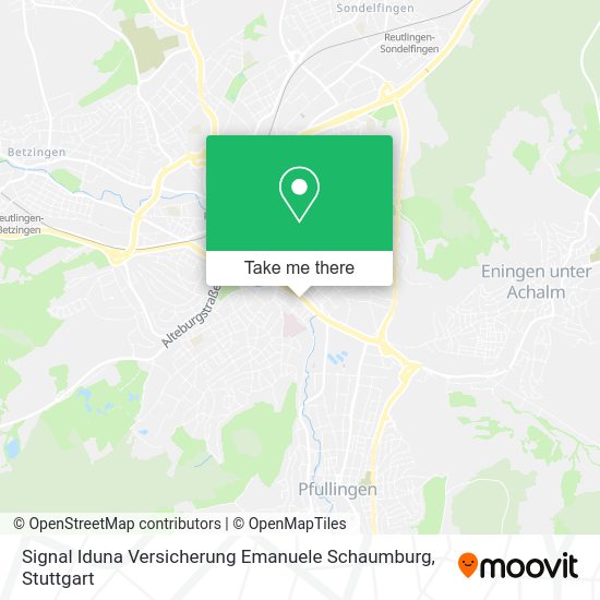 Карта Signal Iduna Versicherung Emanuele Schaumburg