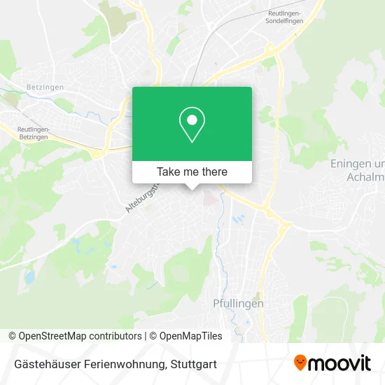 Карта Gästehäuser Ferienwohnung