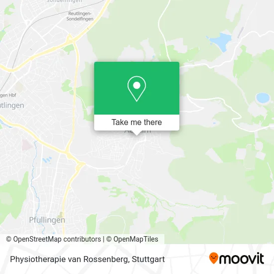Карта Physiotherapie van Rossenberg