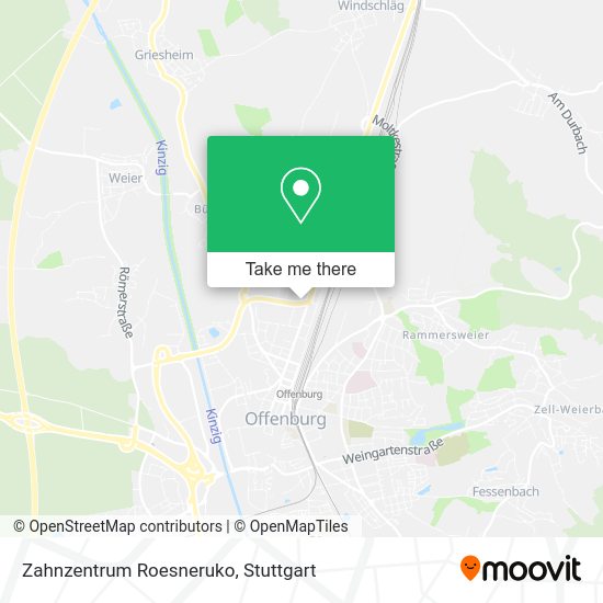 Карта Zahnzentrum Roesneruko