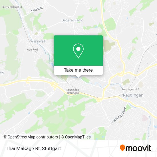 Карта Thai Maßage Rt