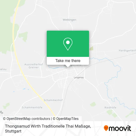 Карта Thongsamud Wirth Traditionelle Thai Maßage