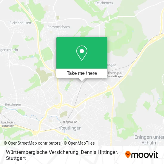 Карта Württembergische Versicherung: Dennis Hittinger