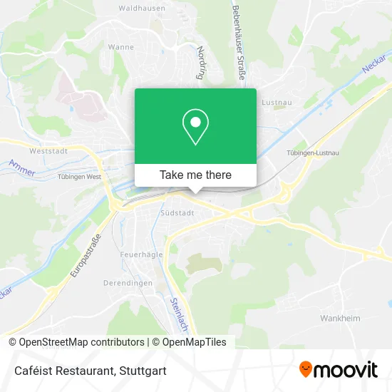 Карта Caféist Restaurant