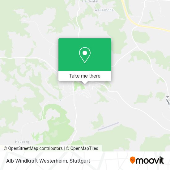 Карта Alb-Windkraft-Westerheim